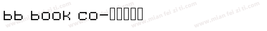 bb book co字体转换